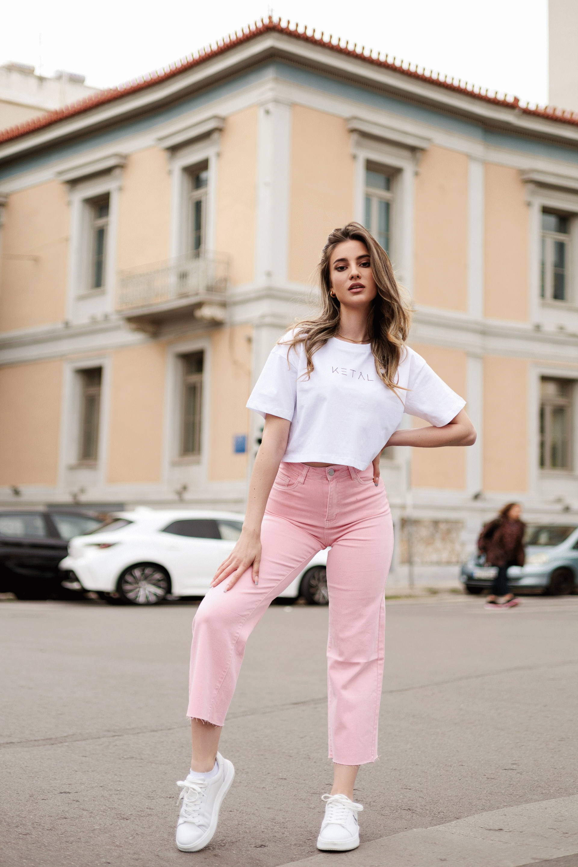 BABY PINK JEAN